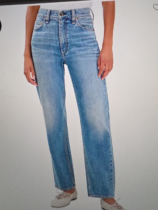 rag & bone Denim - RAG & BONE Harlow Mid Rise Ankle Straight Jeans Size 27 $278